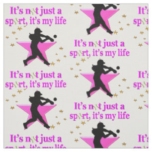 PINK SUPER STAR SOFTBALL IST MEIN LEBENSDESIGN STOFF