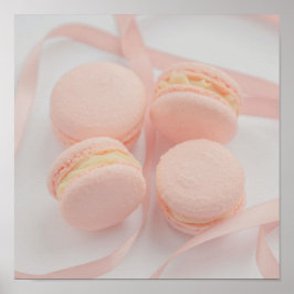 Pink Sweet Macarons Küchenplakat | Macarons Poster