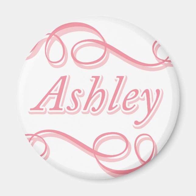 Pink Swirl Ashley Magnet (Vorne)
