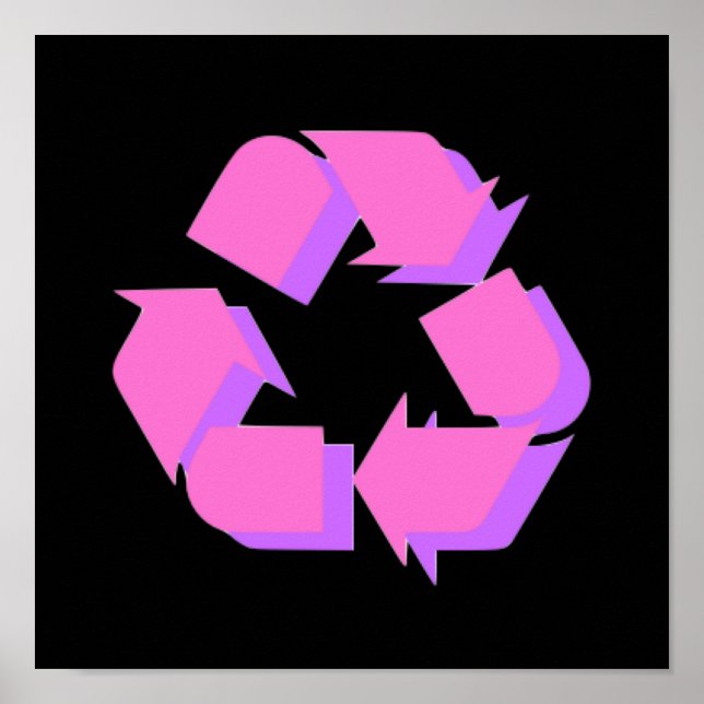 Pink-Symbol Poster (Vorne)