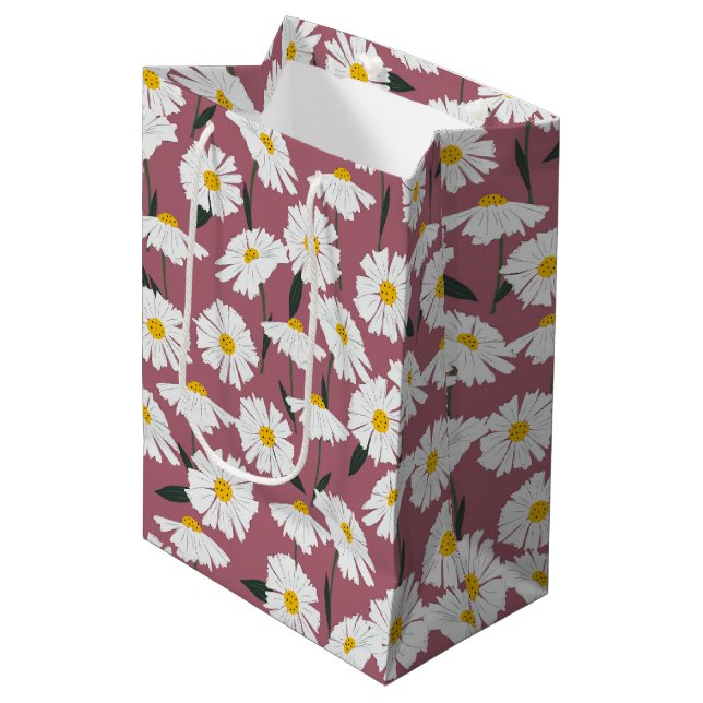 Pink-Tage Mittlere Geschenktüte (Vorderseite Schrägansicht)