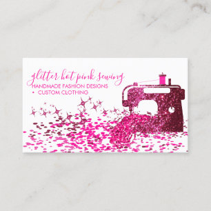 Pink Tailor Fashion Stylist Quilting Nähen Visitenkarte