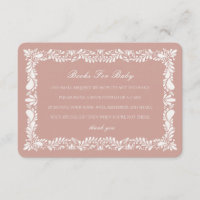 Pink Talavera Carrelage Livres Baby Invitation Ins