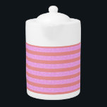 Pink Teapot<br><div class="desc">Modernes, elegantes und raffiniertes Design im Popcorn-Stil! Popcorn Anime - Entwürfe für Lächeln und Lachen. Weitere Informationen unter: www.popcornanime.com</div>