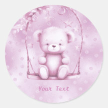 Pink Teddy Bär Sticker