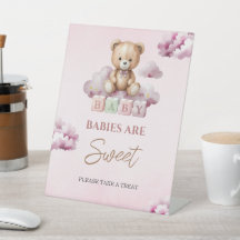 Pink Teddy Candy Stars Babies sind süßes Baby