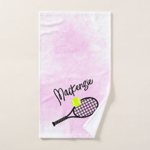 Pink Tennis Fun Girl Funky Tie Dye