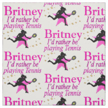 PINK TENNIS MIRL PERSONALISIERT FABRIC