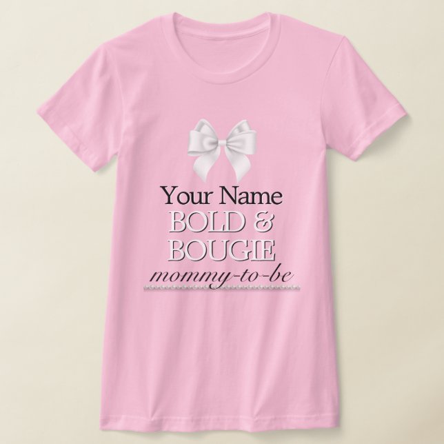 Pink Tiffany Thema Mommy Mother to Be Baby Show T-Shirt (Ablage )