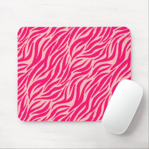 Pink Tiger Stripes Tiermuster Mousepad