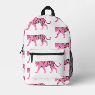 Pink Tigers Pattern Bedruckter Rucksack