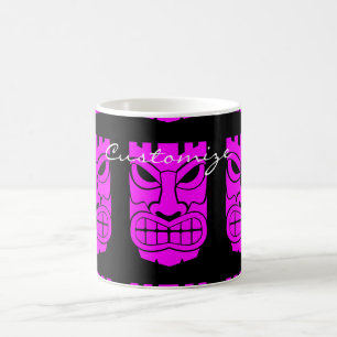 Pink Tiki Skulptur Thunder_Cove Kaffeetasse