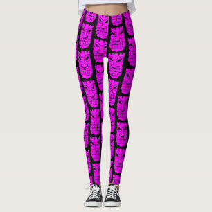 Pink Tiki Skulptur Thunder_Cove Leggings