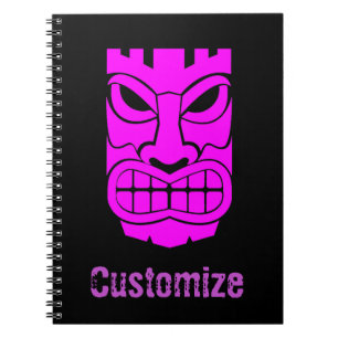 Pink Tiki Skulptur Thunder_Cove Notizblock