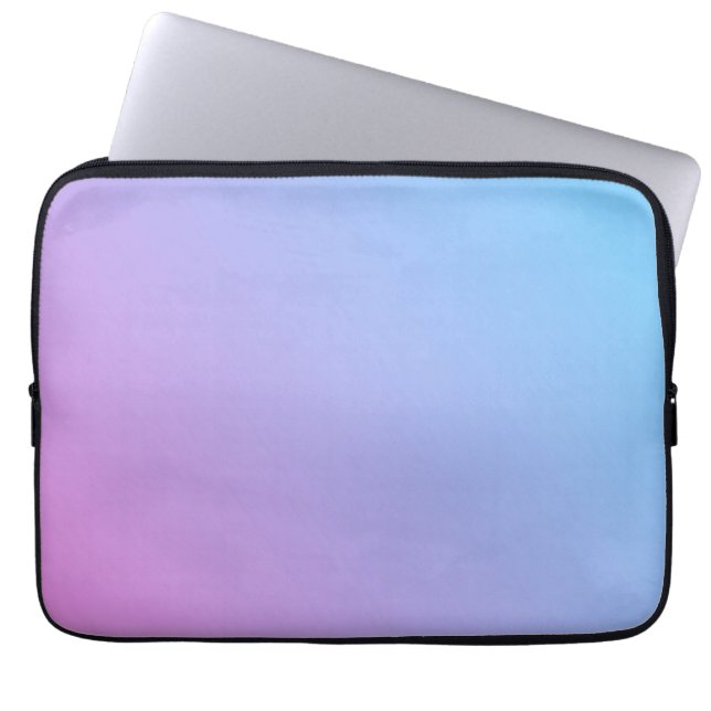 Pink to Blue 13" Neopren Tablet oder Laptop Case (Vorderseite)