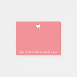Pink Tooth personalisieren Post-it Klebezettel