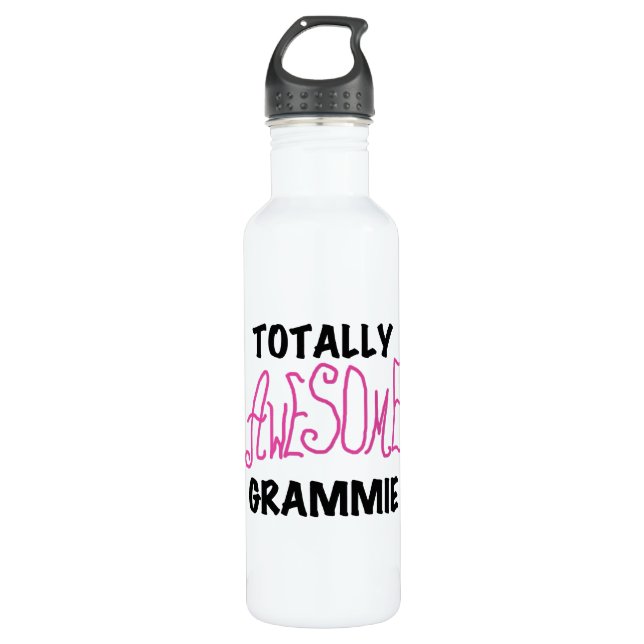 Pink Total Phantastisch Grammie Edelstahlflasche (Vorderseite)