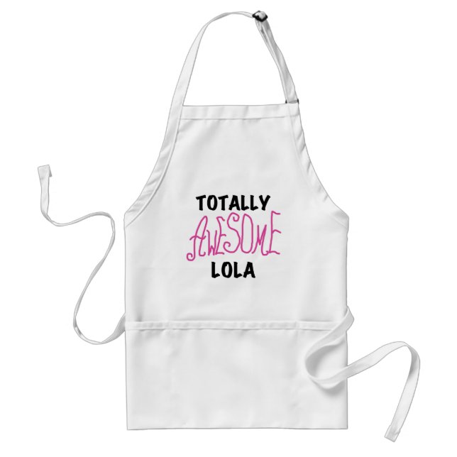 Pink Total Phantastisch Lola T - Shirt und Geschen Schürze (Vorne)
