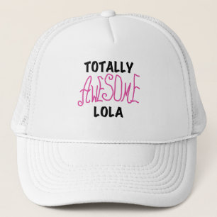 Pink Total Phantastisch Lola T - Shirt und Geschen Truckerkappe