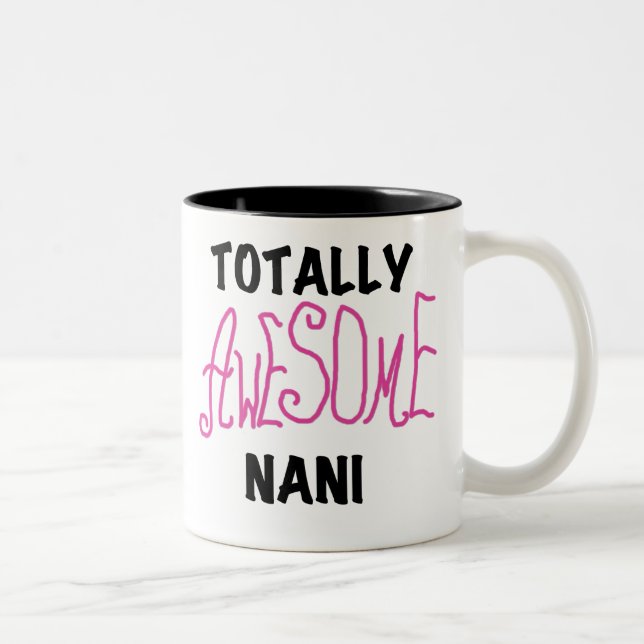 Pink Total Phantastisch Nani T - Shirt und Geschen Zweifarbige Tasse (Rechts)