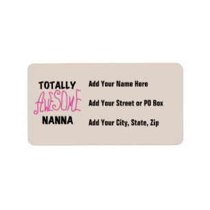 Pink TotPhantastisch Nanna T - Shirt und Geschenke Adressaufkleber