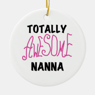 Pink TotPhantastisch Nanna T - Shirt und Geschenke Keramik Ornament