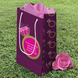 Pink Tourmala Jubiläum 5 Jahre Geschenktasche Kleine Geschenktüte