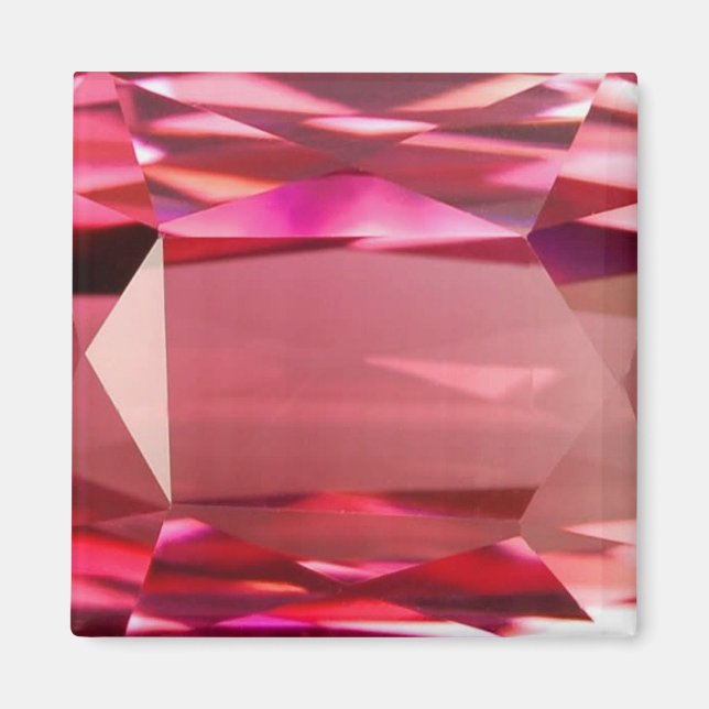 Pink Tourmaline 4 Magnet (Vorne)