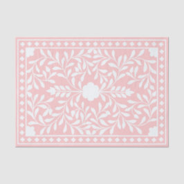 Pink Traditional Bone Inlay Decoupage Paper Seidenpapier