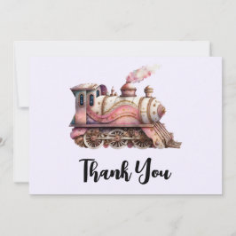 Pink Train Motor Vintag Steampunk Danke