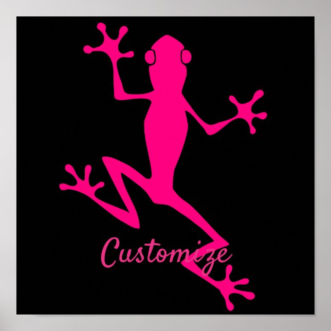 Pink Tree Frog Thunder_Cove Poster (Vorne)