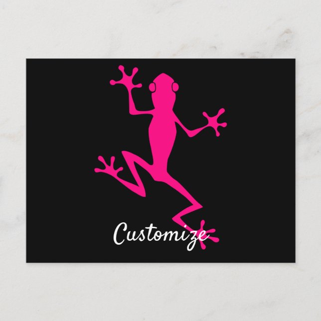 Pink Tree Frog Thunder_Cove Postkarte (Vorderseite)