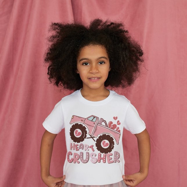 Pink Truck Herzkreuzer T-Shirt (Von Creator hochgeladen)