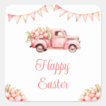 Pink Truck Ostereier Jagd