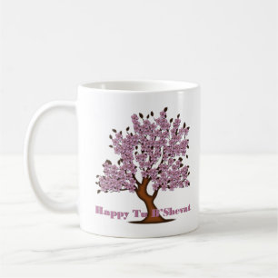 Pink Tu B'Shevat Blume Tree Kaffeetasse