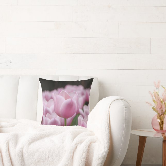Pink tulip cushion pillow kissen (Liege)