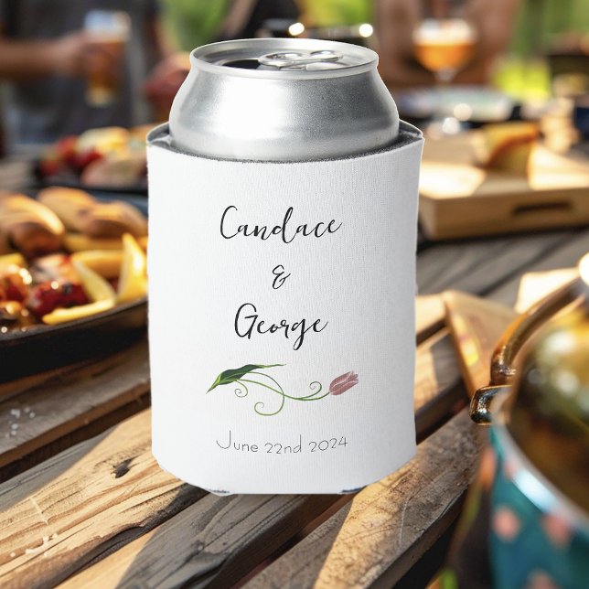 Pink Tulip Floral Dosenkühler (Von Creator hochgeladen)