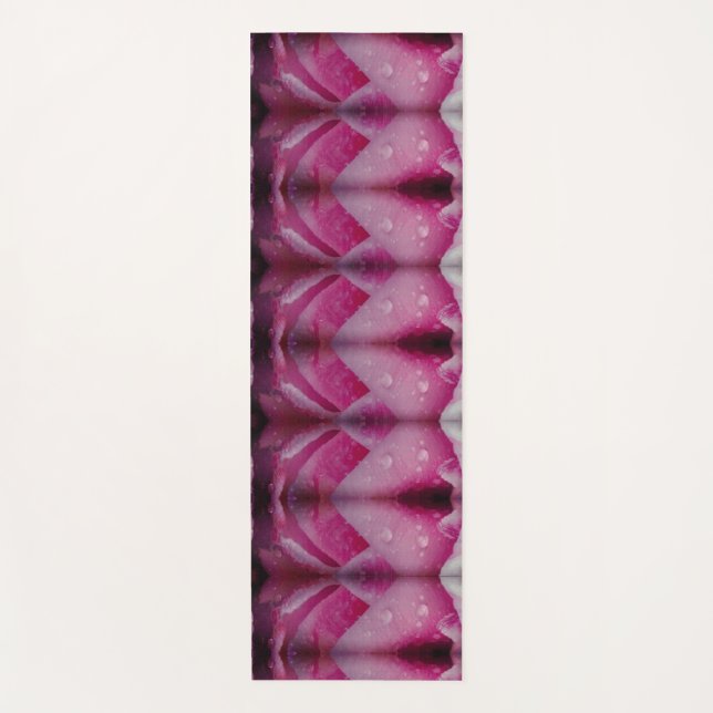 Pink Tulip Ikat 5 Recoleta Yogamatte (Vorderseite)