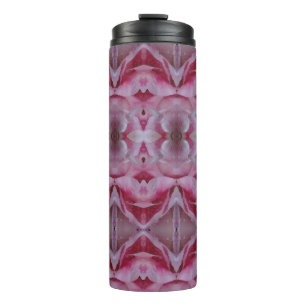 Pink Tulip Ikat 8 Thermosbecher