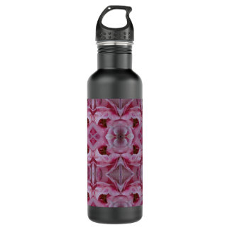 Pink Tulip Ikat Too Edelstahlflasche