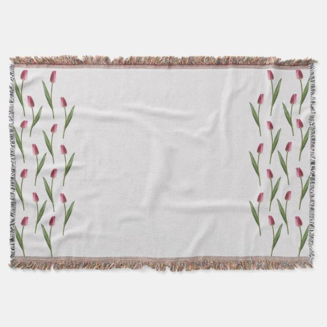 Pink Tulips auf der Seite Decke (Vorderseite)