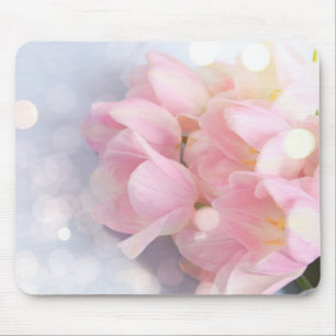 Pink Tulips Mouse Pad Mousepad