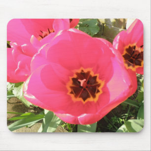 Pink Tulips Mousepad