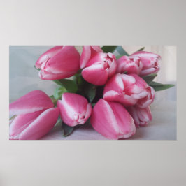 Pink Tulips, Poster