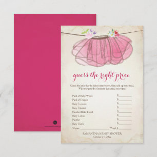 Pink Tutu rächt das richtige Preisspiel Einladung