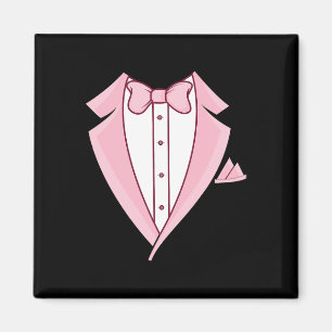 Pink Tuxedo Halloween-Kostüm Magnet