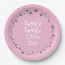 Pink Twinkle Little Star Baby Girl Party Teller