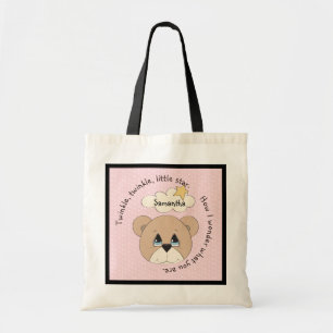 Pink Twinkle Star Kinderzimmer Rhyton Tragetasche