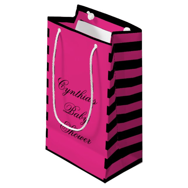 Pink-u. Kleine Geschenktüte (Vorderseite Schrägansicht)