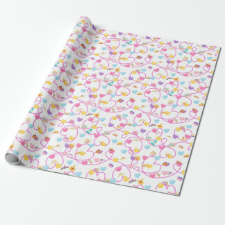 Pink-Umhüllungspapier Geschenkpapier